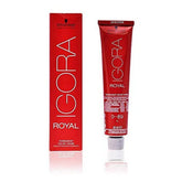 Schwarzkopf Igora Royal 0-89 red violet concentrate tube for rich, long-lasting color.