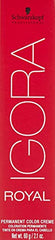 Schwarzkopf Igora Royal 5-0 Light Brown packaging with shade card for precise home color planning