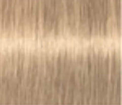 Schwarzkopf Igora Royal 9-00 finished-hair-swatch shows long-lasting blonde with shine