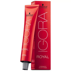 Schwarzkopf Igora Royal Black 1-0 color creme product image showing rich, even coverage.