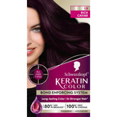 Schwarzkopf Keratin Color Rich Caviar color-cream bottle for vibrant, even shade