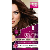 Schwarzkopf Keratin Color packaging demonstrates at-home dye kit for vibrant results