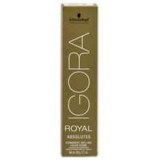 Schwarzkopf Professional Igora Royal Absolutes 6-60 color tube, natural grey coverage with low-odor formula