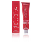 Schwarzkopf Royal Igora 6-0 box for shade selection and home color planning.