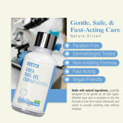 Scientific Solutions Global Urea 50 Nail Gel brush applicator for precise, quick-dry application