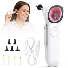 ScopeAround otoscope display shows live ear view for easy inspection