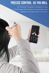 Scopepick Tweezer Camera zoom demonstrates up to 10x magnification for precise targeting.
