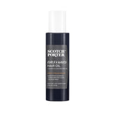 Scotch Porter Curls & Waves Hair Oil bottle promotes moisture and shine.