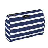 SCOUT Packin' Heat bag with full-size bottles fits neatly for travel convenience.