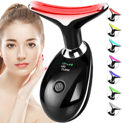 SDKWDH red light therapy face neck device for wrinkle reduction and firming routines.