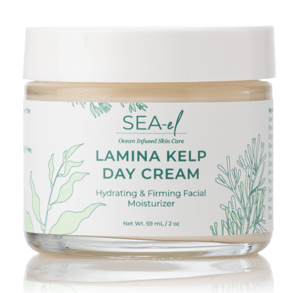 Sea-El Lamina Day Cream tube packaging showcases natural ingredients.