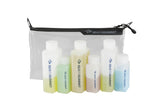 Sea to Summit TravellingLight clear zip pouch demonstrating transparent design for quick TSA liquid checks.