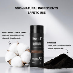 Seaboll unscented formula: gentle, scalp-friendly fibers for comfortable wear
