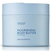 SEACRET Minerals Body Butter Ocean Mist jar shows rich texture for deep hydration