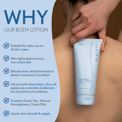 Dead Sea minerals in Seacret lotion nourish skin during daily use