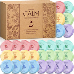 SeasonBliss 30-pcs-pack shower steamers ready for use in a refreshing routine