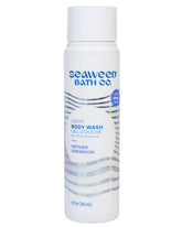 The Seaweed Bath Co. Calm Body Wash bottle with Vetiver Geranium for soothing clean