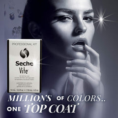Seche Vite quick-dry formula enables fast drying on natural and artificial nails