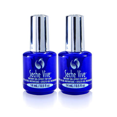 Seche Vive bottle pour shows gel-like shine without UV lamp