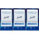 Secret Clinical Strength Invisible Solid bottle shows all-day dryness and protection.