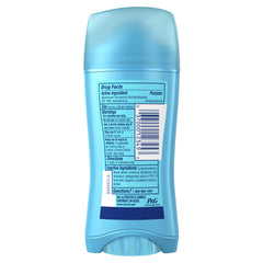 Secret-original-womens-invisible-solid-anti-perspirant closeup reveals dry, invisible coverage