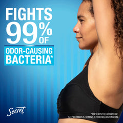 Secret Outlast 72hr protection bottle highlights extended sweat and odor guard for busy days.