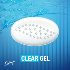 Secret Outlast pro-hyaluronic acid ingredient graphic emphasizes skin-friendly hydration.