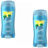Secret Scent Expressions Va Va Vanilla front-pack shows two invisible sticks for daily dryness.