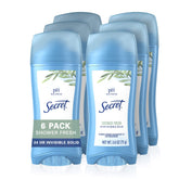 Secret shower-fresh-pack6-invisible-solid display shows all-day freshness