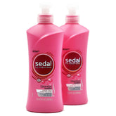Sedal Co-Creations Ceramidas Leave-In bottle front highlights daily shine and hydration.