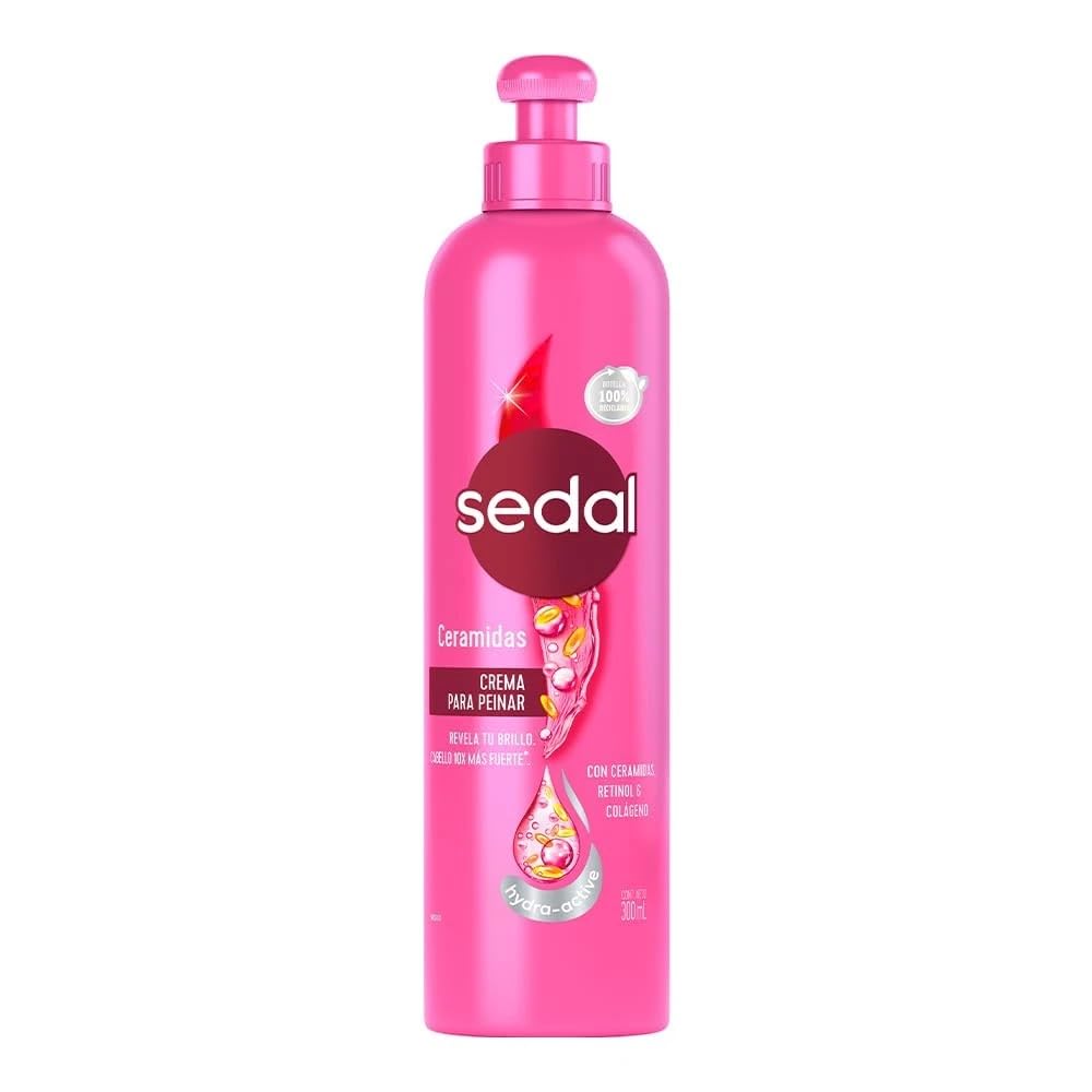 Sedal S.O.S. Ceramides hair styling cream 2-pack bottle for smooth, frizz-controlled styling