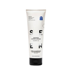 SEEN Deeper Conditioner fragrance-free bottle shows gentle hair care for sensitive skin