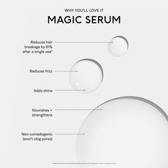 SEEN Magic Serum visible frizz reduction in humidity