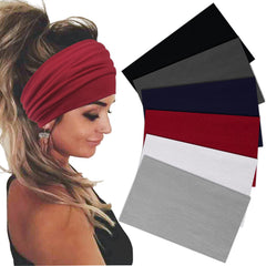 Sefiinh diadema ancha en colores variados, suave y transpirable para uso diario.