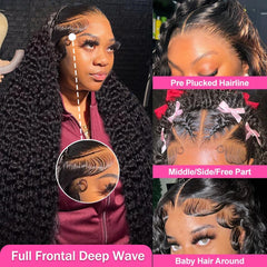 Segsavor 13x6 lace front wig with versatile parting options