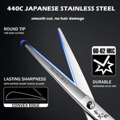 SEIMEIKEN convex blade closeup highlighting razor-edge performance for precise trimming