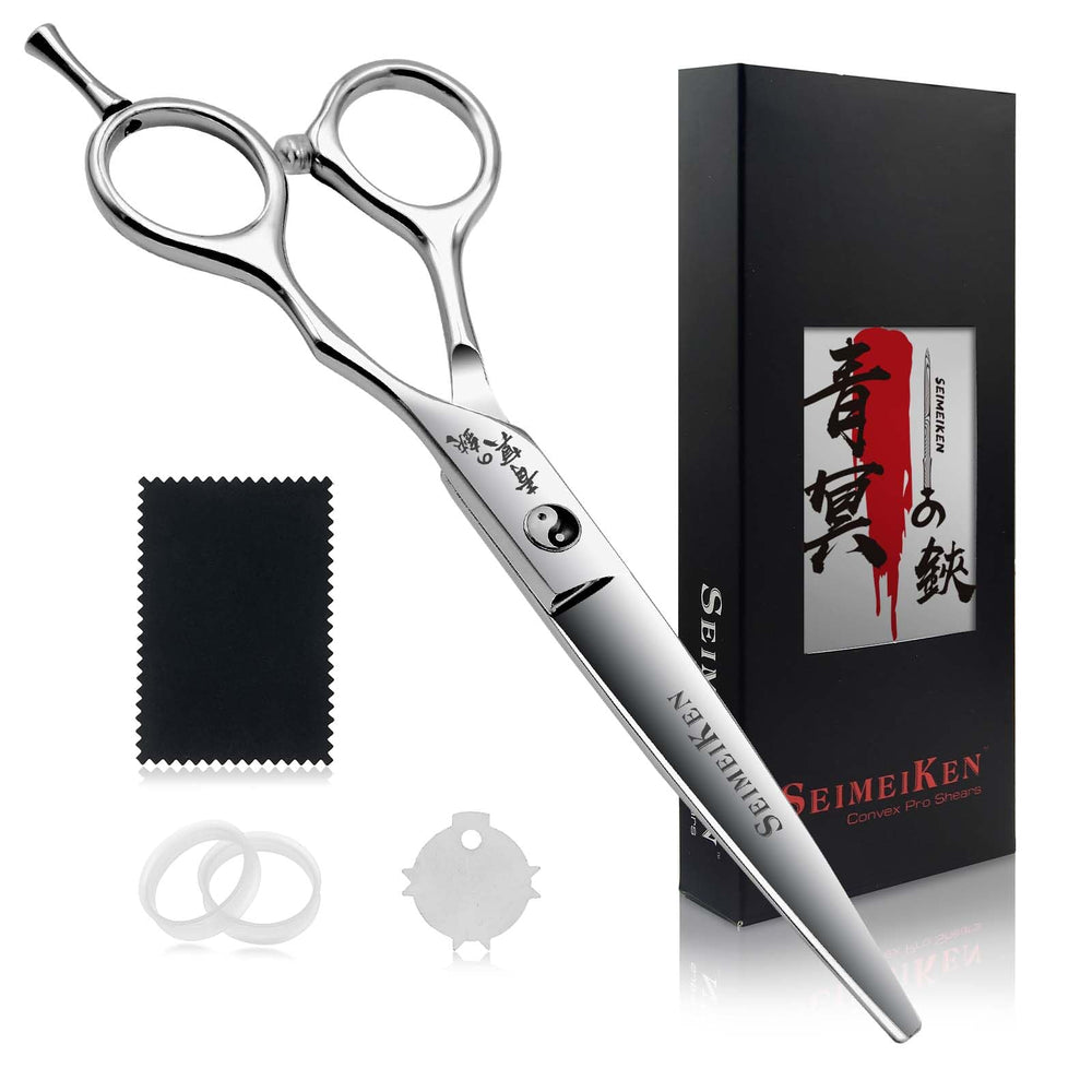 SEIMEIKEN professional hair cutting scissors 6-inch convex blade delivers ultra-smooth precision cuts