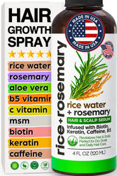 SELFWISE fermented rice water spray bottle delivers deeper scalp nourishment for healthier-looking hair.