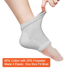 Selizo pink open-toe gel heel sock hydrates feet gently.