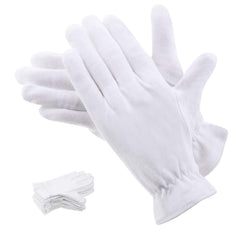 Selizo cotton gloves with soft material for comfortable wear and cream absorption.