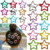 Seneeel sparkling star hair clip close-up showing secure non-slip grip for all-day wear