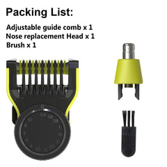Senenatur One Blade accessories pack enabling versatile grooming across models