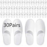 SENJUNSAFE guest slippers white packaging bulk 30 pairs for hotels