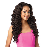 Sensationnel Instant Weave Halfwig 1b off-black front view for seamless natural blend