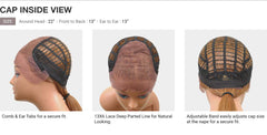 Sensationnel What Lace 13x6 free parting cap demonstrates versatile styling.