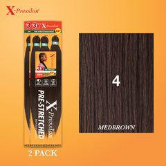 Sensationnel X-pression flame retardant braid close-up highlights safe Kanekalon fibers.