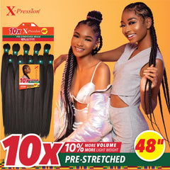 Sensationnel X-pression flame retardant braid label signifying safety feature