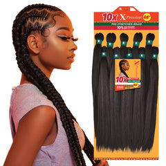 Sensationnel X-pression pre-stretched braiding hair 48in pack for long-lasting box braids