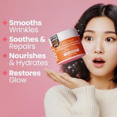 SeoulCeuticals snail mucin cream outer packaging highlights cruelty-free, organic ingredients.