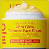 SeoulCeuticals turmeric cream jar closeup showing rich texture for dull skin